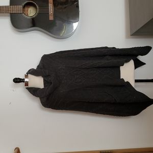 BCBG s/m Grey Pancho Sweater